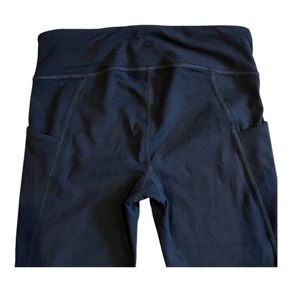 NWT! Athleta Girl Stash Your Treasures Black Capri Leggings Size Medium 8-10 - Picture 4 of 4